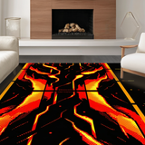 Contemporary Colorful Twisted Motif(Red)