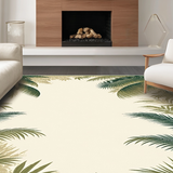 Contemporary Green Flourish(Beige)