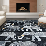 Contemporary Monochrome Wildlife Design(Gray)