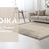 Ultra Soft Area Rug, Non Slip, Stain Resistant, Washable Area Rugs for Living Room, Bedroom, Minimalist Textured Aesthetic Charm(Beige)
