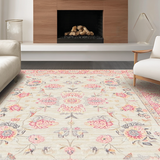 Eclectic Bold Colorful Bloom(Ivory)