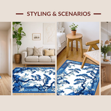 Sophisticated Blue Toned Lattice Style(Blue)