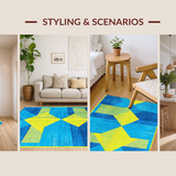 Artful Geometric Aesthetic(Blue)