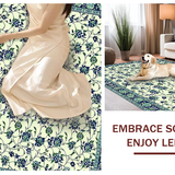 Tranquil Pastel Geometric Fusion(Ivory)