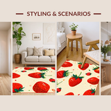 Charming Nature Themed Bath Accents(Red)