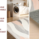 Contemporary Earthy Geometric Arrangement(Gray)