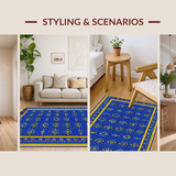 Elegant Modern Symmetrical Elements(Blue)