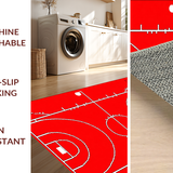 Eye Catching Court Layout Art(Red)