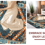 Rustic Abstract Geometric Design(Blue)