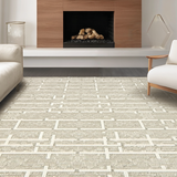 Chic Beige Tiled Accent(Beige)