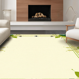 Lush Greenery Inspired Print(Beige)