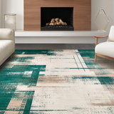 Chic Distressed Multicolor Visual(Green)