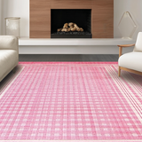 Artful Minimalist Grid Composition(Pink)