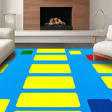 Artful Vibrant Color Splash Concept(Blue)