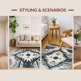 Minimalist Tiled Black Accent(Black)