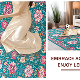 Cozy Earthy Trellis Aesthetic(Blue)