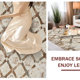 Elegant Abstract Tiled Arrangement(Beige)