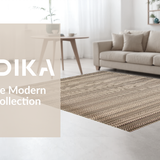 Ultra Soft Area Rug, Non Slip, Stain Resistant, Washable Area Rugs for Living Room, Bedroom, Stylish Woven Rustic Aesthetic(Beige)