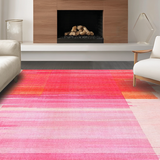 Elegant Abstract Floral Motif(Pink)