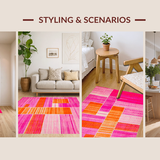 Elegant Bold Curvilinear Shapes(Pink)