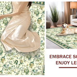 Graceful Green Accent Design(Beige)