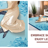 Charming Nautical Welcome Mat(Blue)