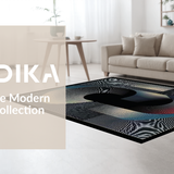 Elegant Modern Swirl Visual Effect(Gray)