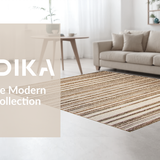 Ultra Soft Area Rug, Non Slip, Stain Resistant, Washable Area Rugs for Living Room, Bedroom, Contemporary Soft Neutral Palette(Beige)