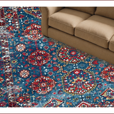Chic Modern Geometric Textures(Blue)