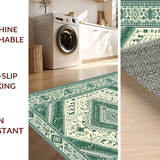 Earthy Tones Retro Diamond Design(Green)