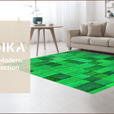Ultra Soft Area Rug, Non Slip, Stain Resistant, Washable Area Rugs for Living Room, Bedroom, Fluffy Shaggy Nursery Rug(Green)