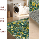 Minimalist Subdued Trellis Texture(Green)