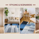 Chic Dynamic Wave Motif(Blue)