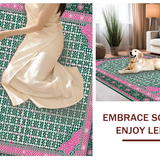 Cozy Vintage Geometric Composition(Green)