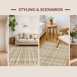 Warm Cozy Plaid Motif(Beige)
