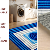 Playful Nonlinear Patterned Art(Blue)