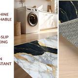 Sophisticated Geometric Gold Accents(White)