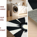 Bold Graphic Contrast in Neutral Tones(Black)