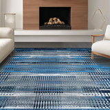Contemporary Tiled Symmetrical Elements(Blue)