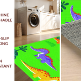 Bright Multi Color Dino Adventure Style(Green)