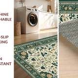 Ultra Soft Area Rug, Non Slip, Stain Resistant, Washable Area Rugs for Living Room, Bedroom, Rustic Nature Inspired Patterns(Beige)