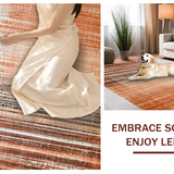 Earthtone Ombre Featuring Vintage Distressed Effect and Gradient(Orange)