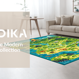 Interactive Prehistoric Landscape Motif(Green)