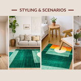 Cozy Minimalist Tiled Motif(Green)