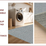 Ultra Soft Area Rug, Non Slip, Stain Resistant, Washable Area Rugs for Living Room, Bedroom, Western Aesthetic Throw Rug(Gray)