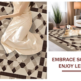 Chic Abstract Lattice Aesthetic(Beige)