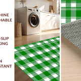 Chic White and Green Layered Motif(Green)