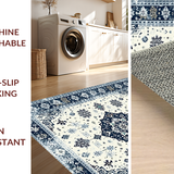 Contemporary Snowflake Lattice Arrangement(Blue)