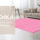 Playful Whimsical Checkered Style(Pink)