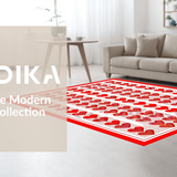 Funky Heart Motif Aesthetic(Red)